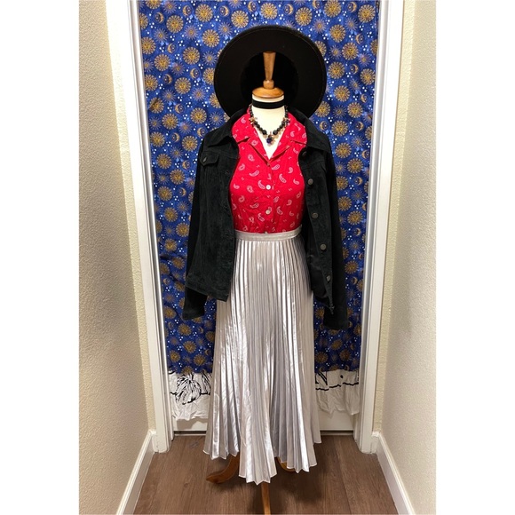 🌈 Amazing Vintage mini Paisley top - Picture 9 of 11